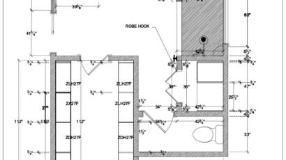 Cranberry Township, PA Bathroom Blueprint